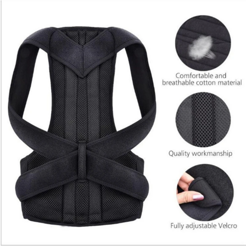 Adjustable Posture Corrector Low Back Support Shoulder Brace Belt