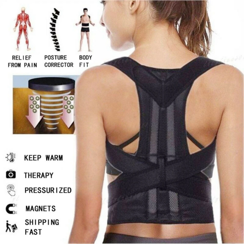 Adjustable Posture Corrector Low Back Support Shoulder Brace Belt